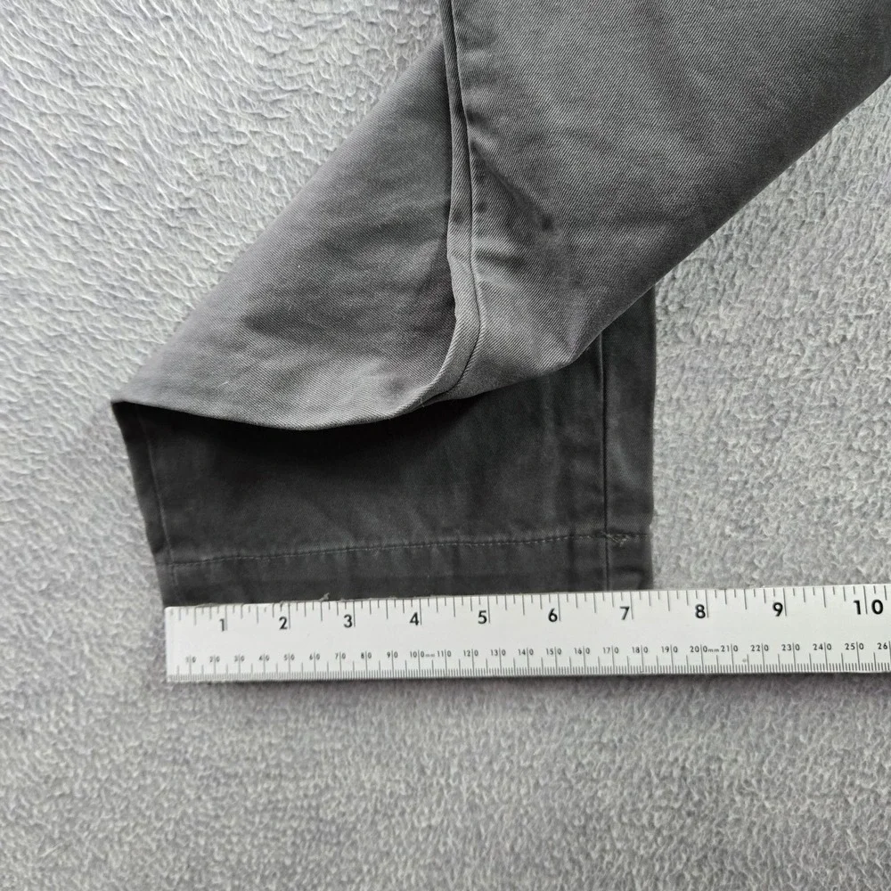 Banana Republic Men Pants 35X32 Gray Chino Twill Fulton Button 30